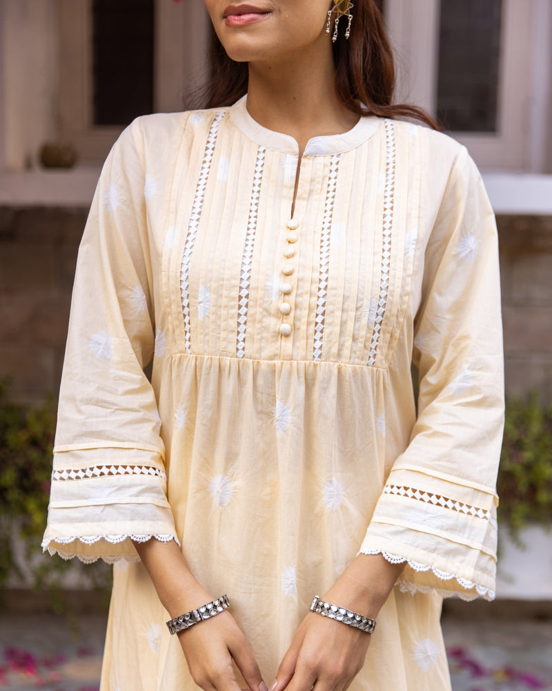 Soft Beige Kurta Pant