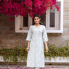 Soft Bluish-Grey Kurta Pant
