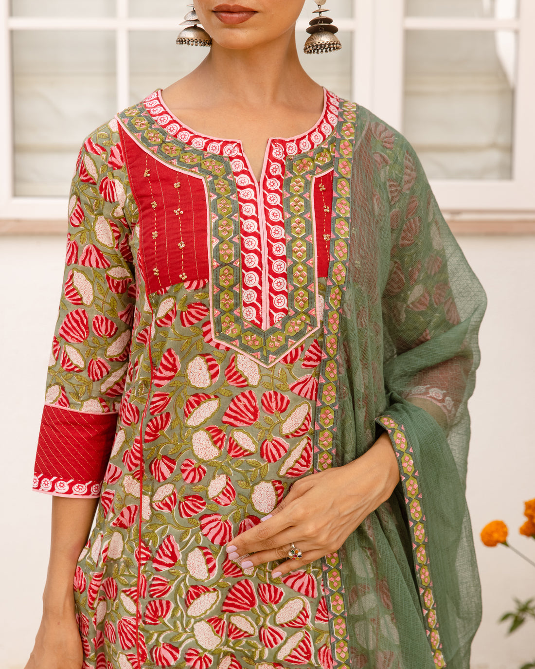 Sage Green Complete Suit Set
