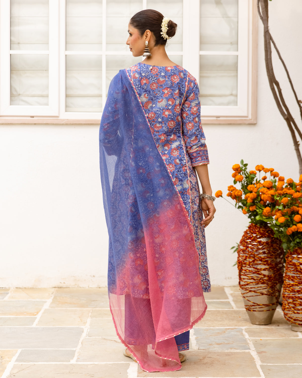 Indigo Blue Complete Suit Set
