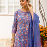 Indigo Blue Complete Suit Set