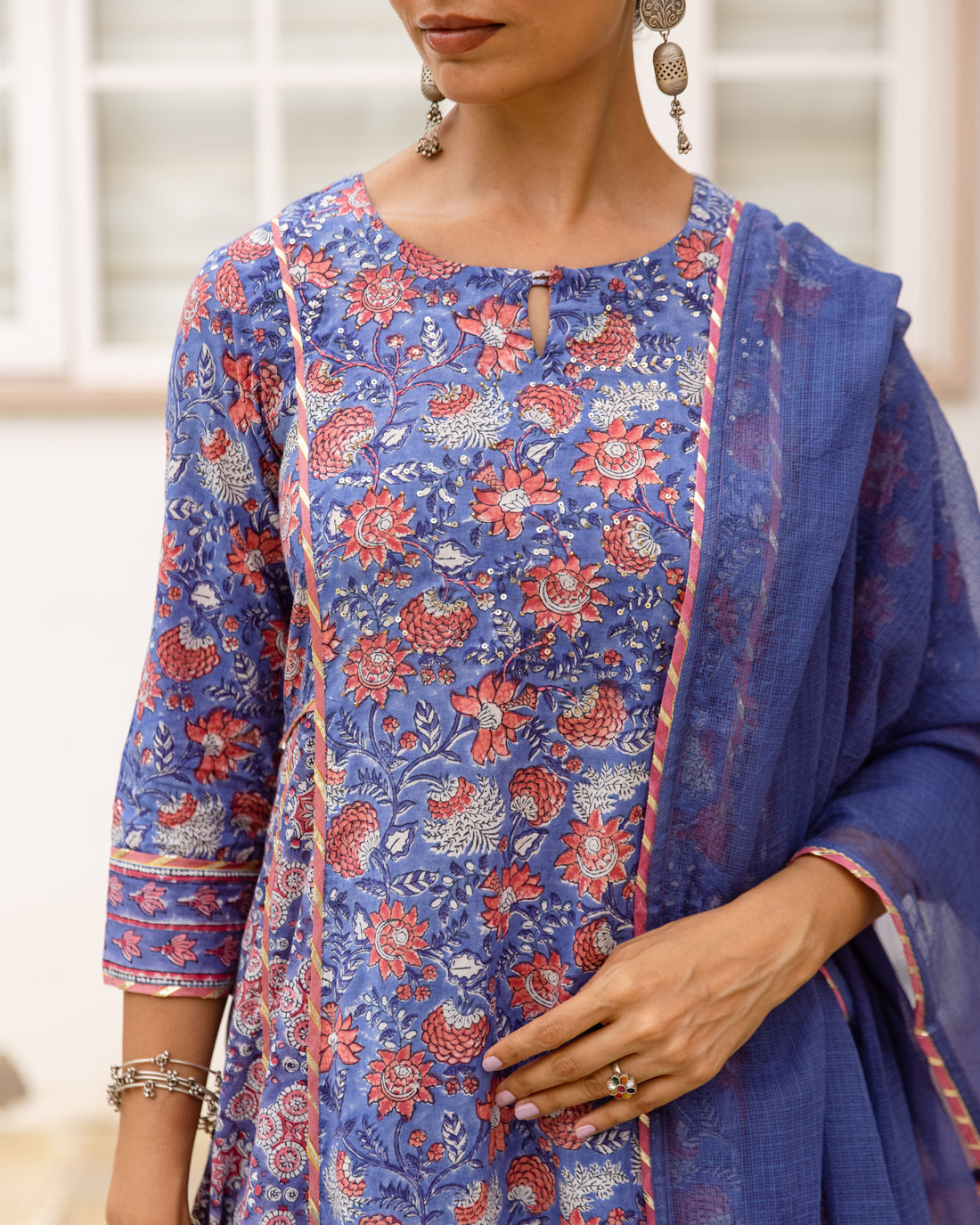 Indigo Blue Complete Suit Set