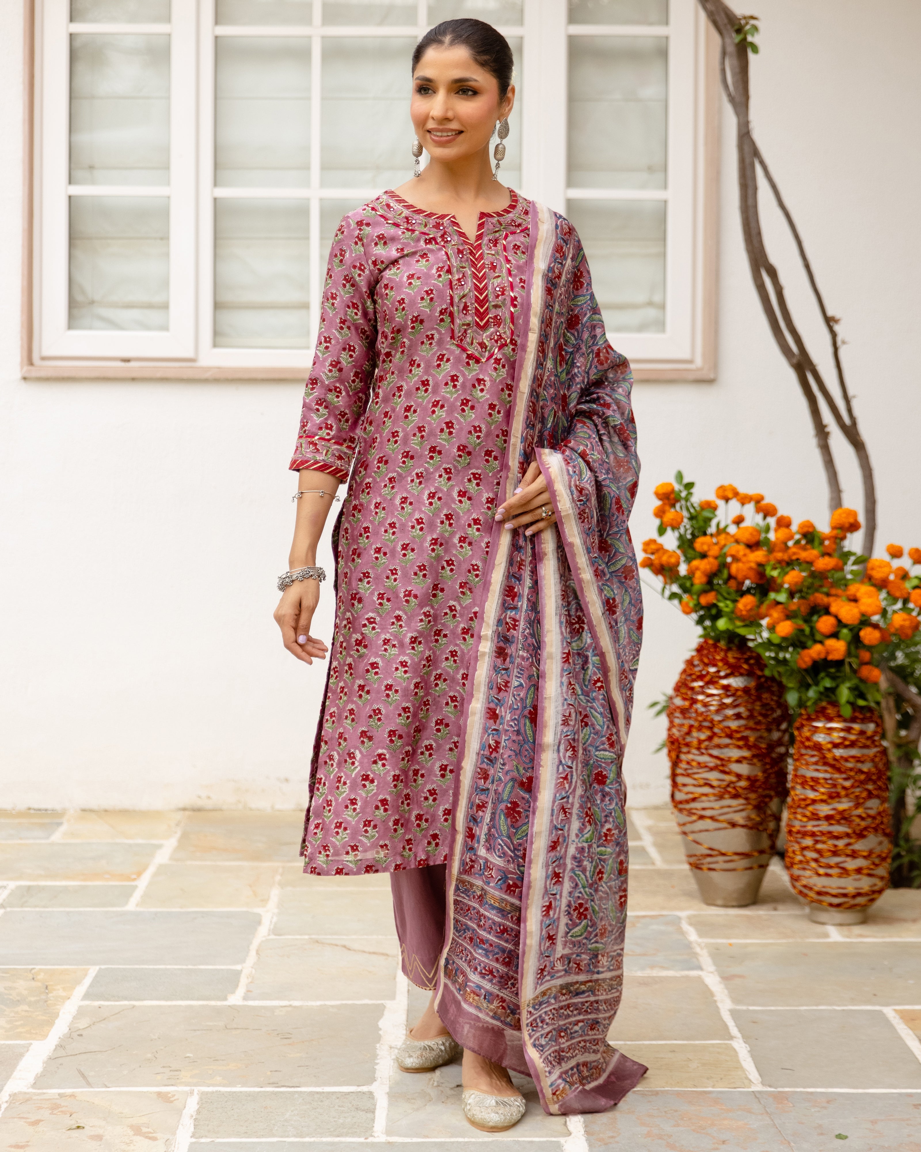 Chanderi Complete Suit Set