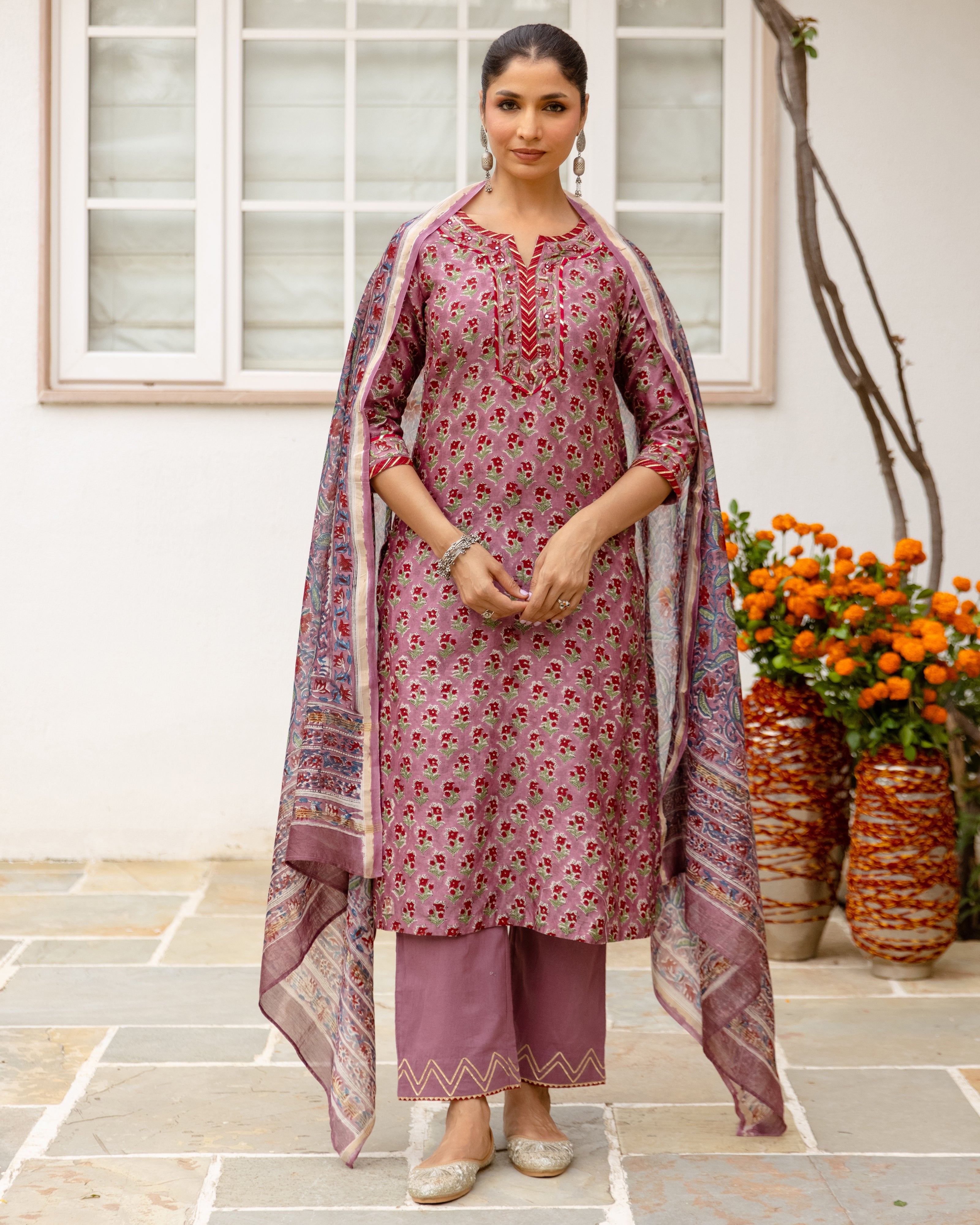 Chanderi Complete Suit Set