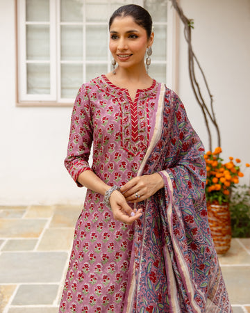 Chanderi Complete Suit Set