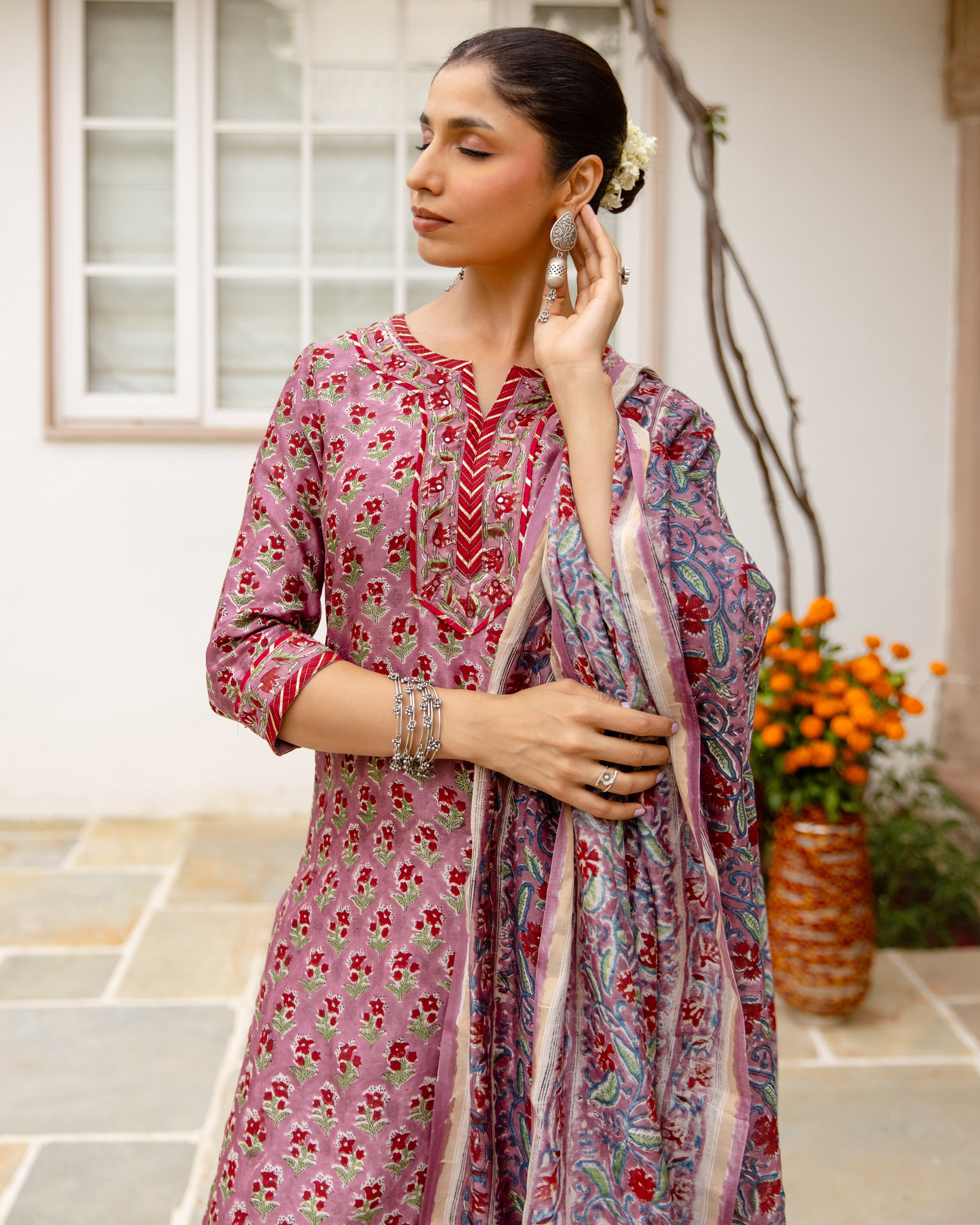 Chanderi Complete Suit Set