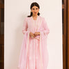 Baby Pink Chanderi Silk Complete Suit Set For Women's