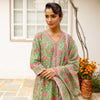 Mint Green Cotton Complete Suit Set