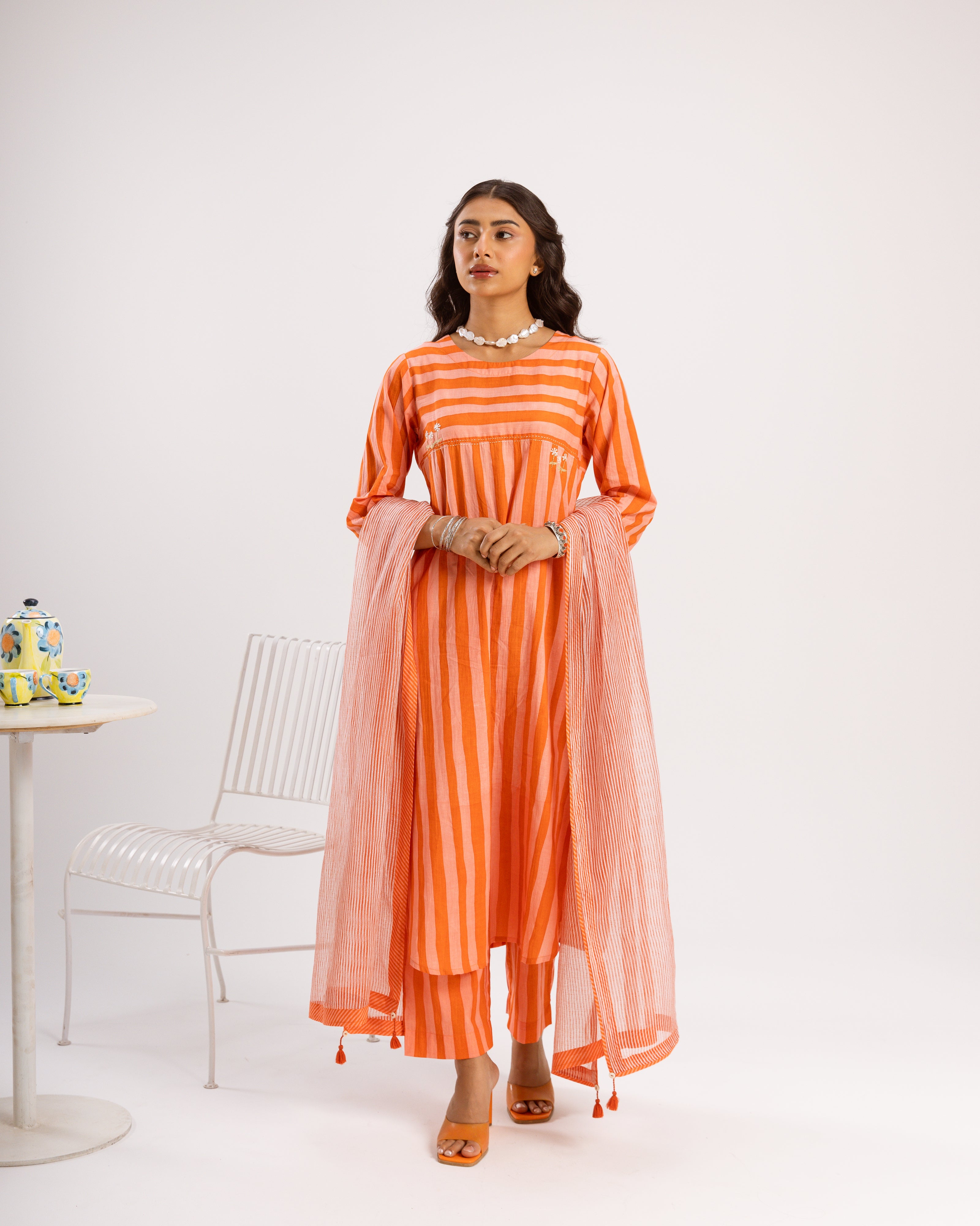 Orange Complete Suit Set