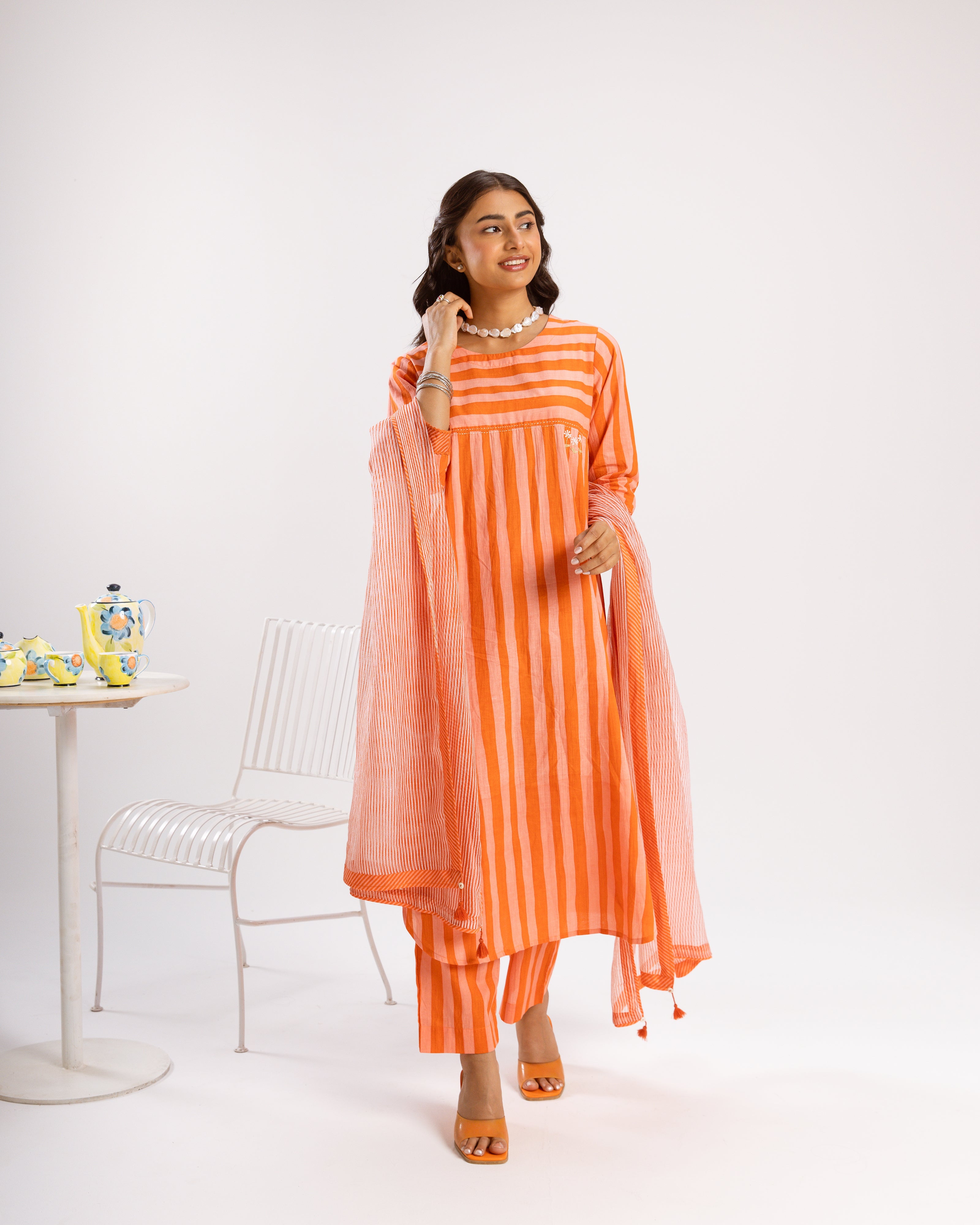 Orange Complete Suit Set