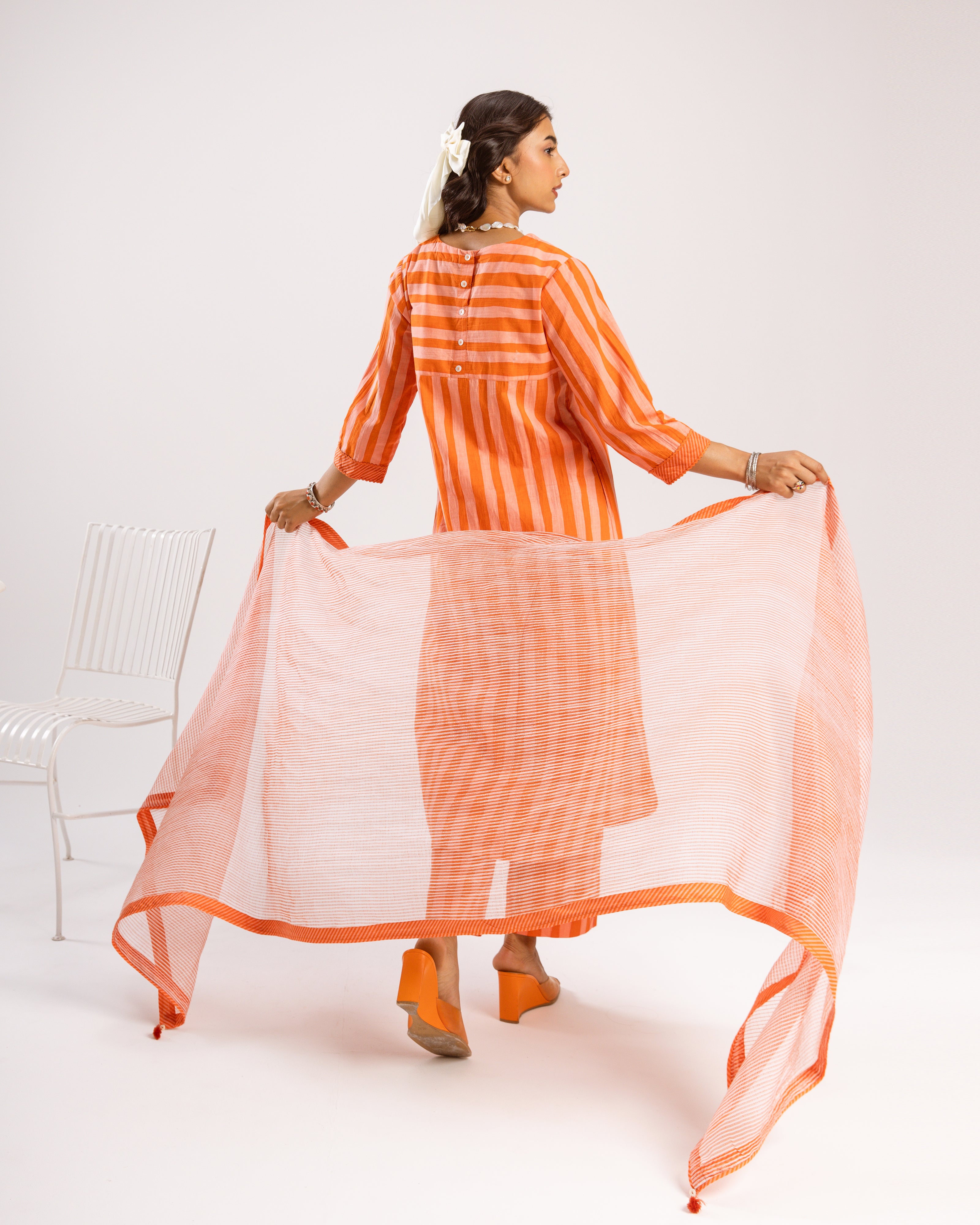 Orange Complete Suit Set