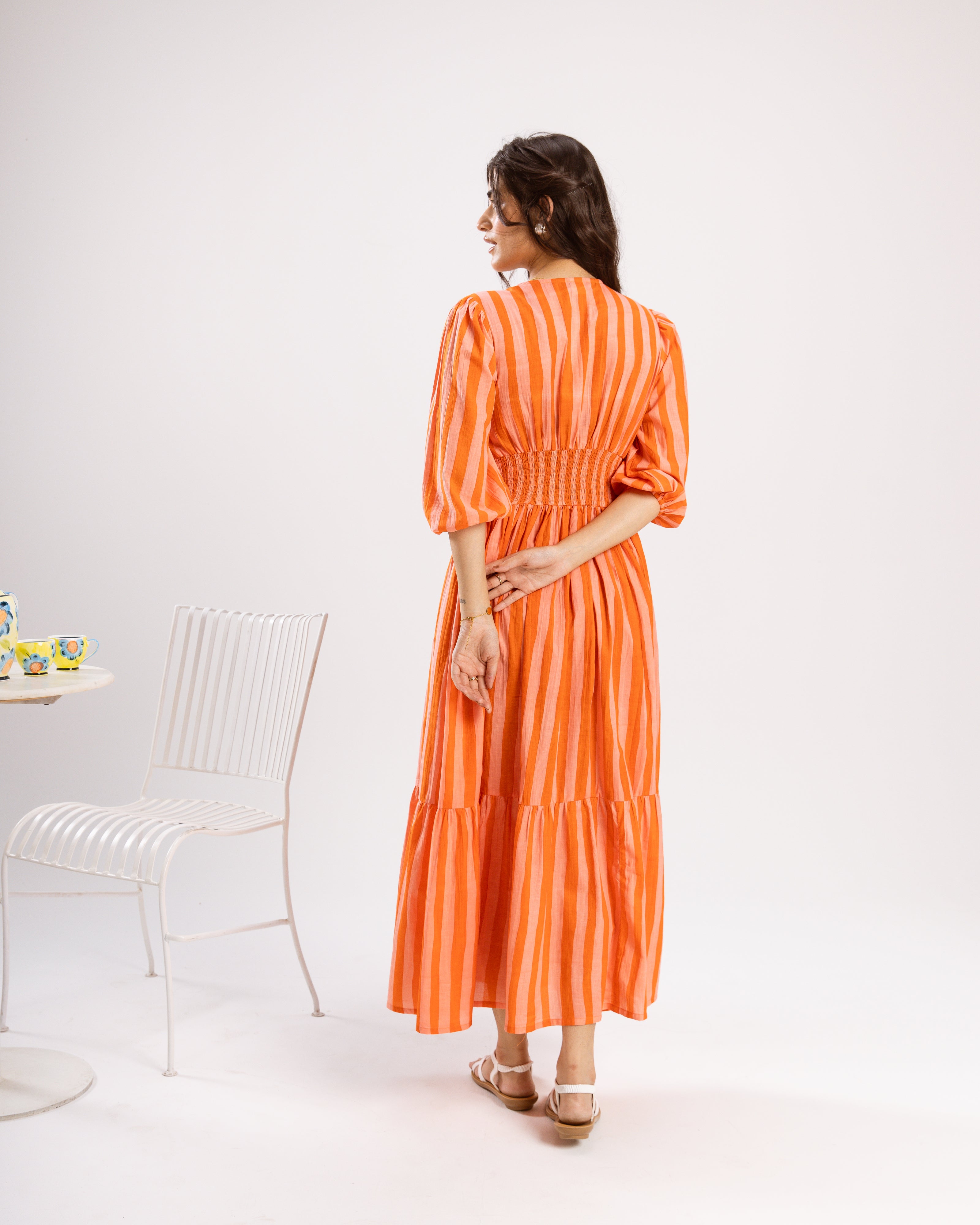 Bright Orange Dress