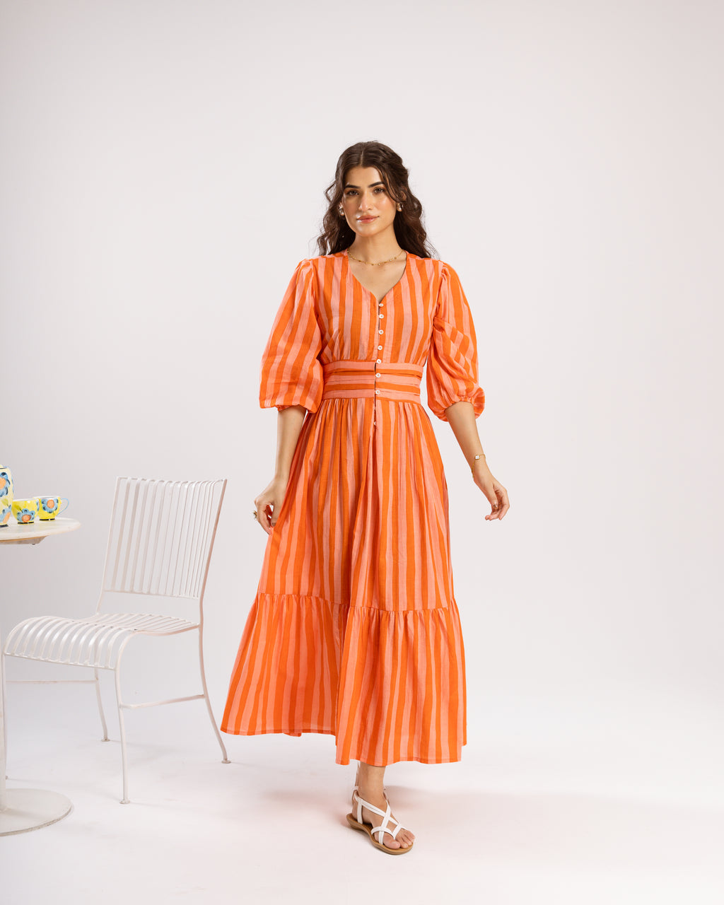 Bright Orange Dress