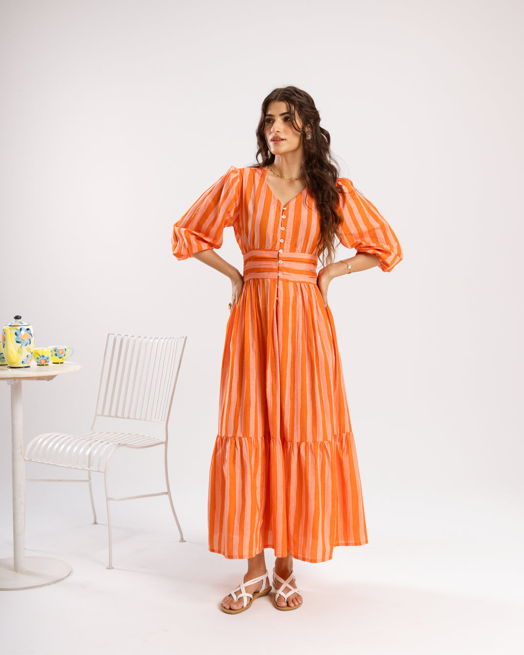 Bright Orange Dress