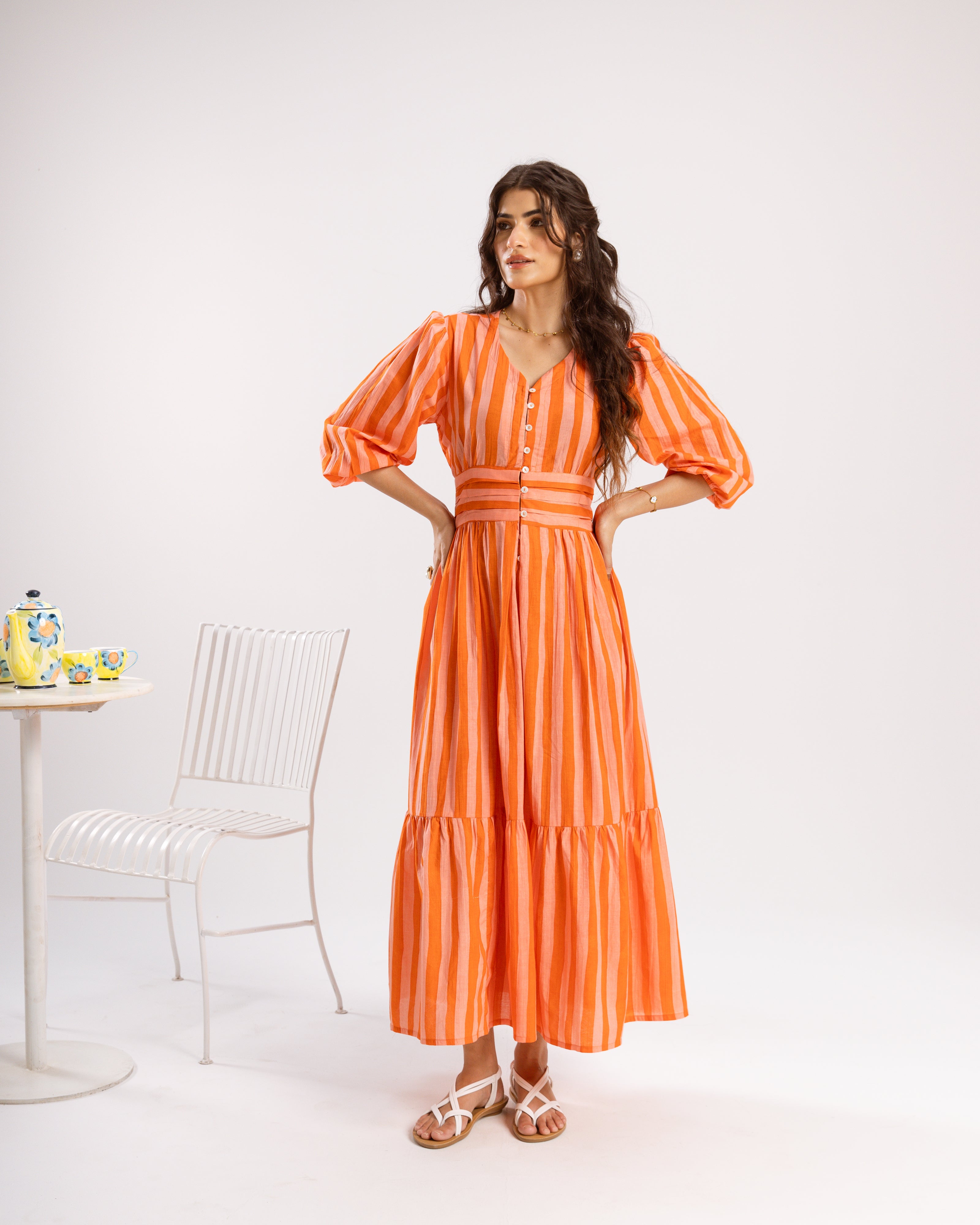 Bright Orange Dress