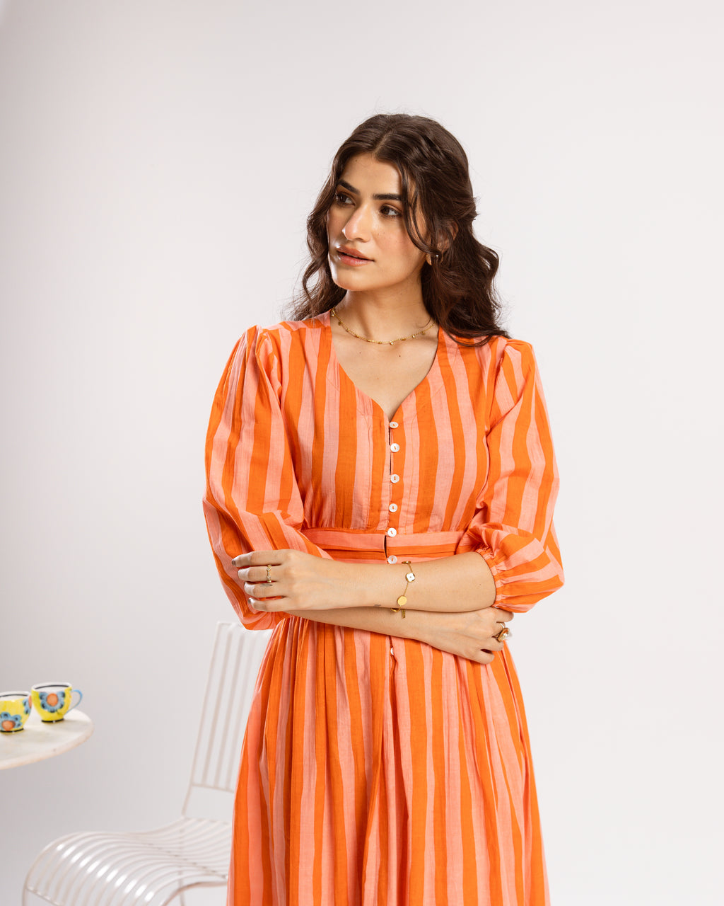 Bright Orange Dress