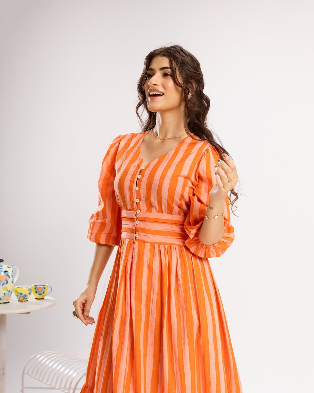 Bright Orange Dress