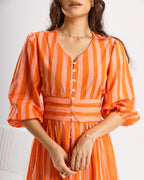 Bright Orange Dress