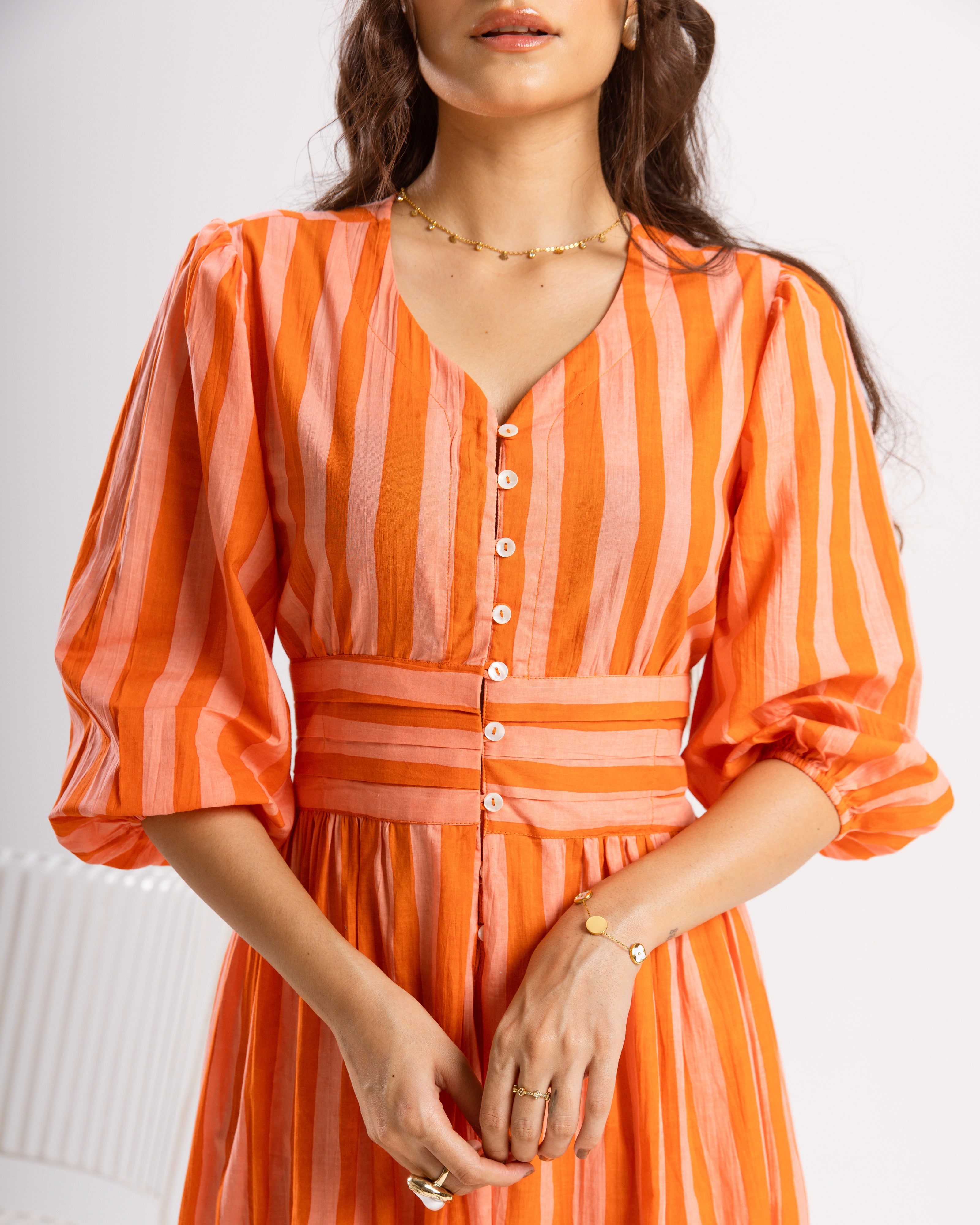 Bright Orange Dress