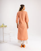 Orange Kurta(Pant Not Included)