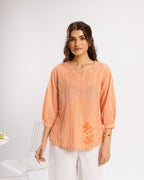 Orange Short Top