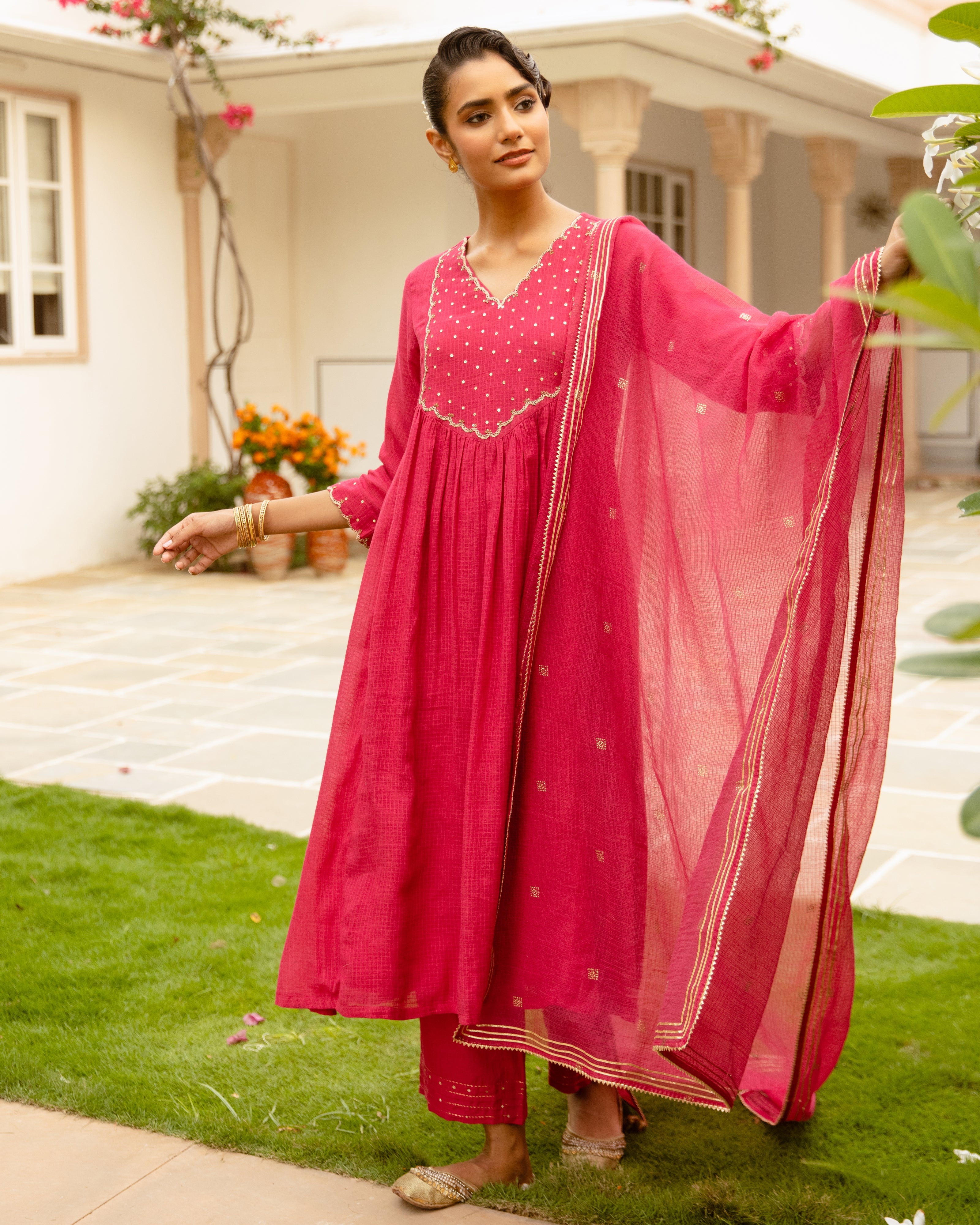 Rani Pink Complete Suit Set