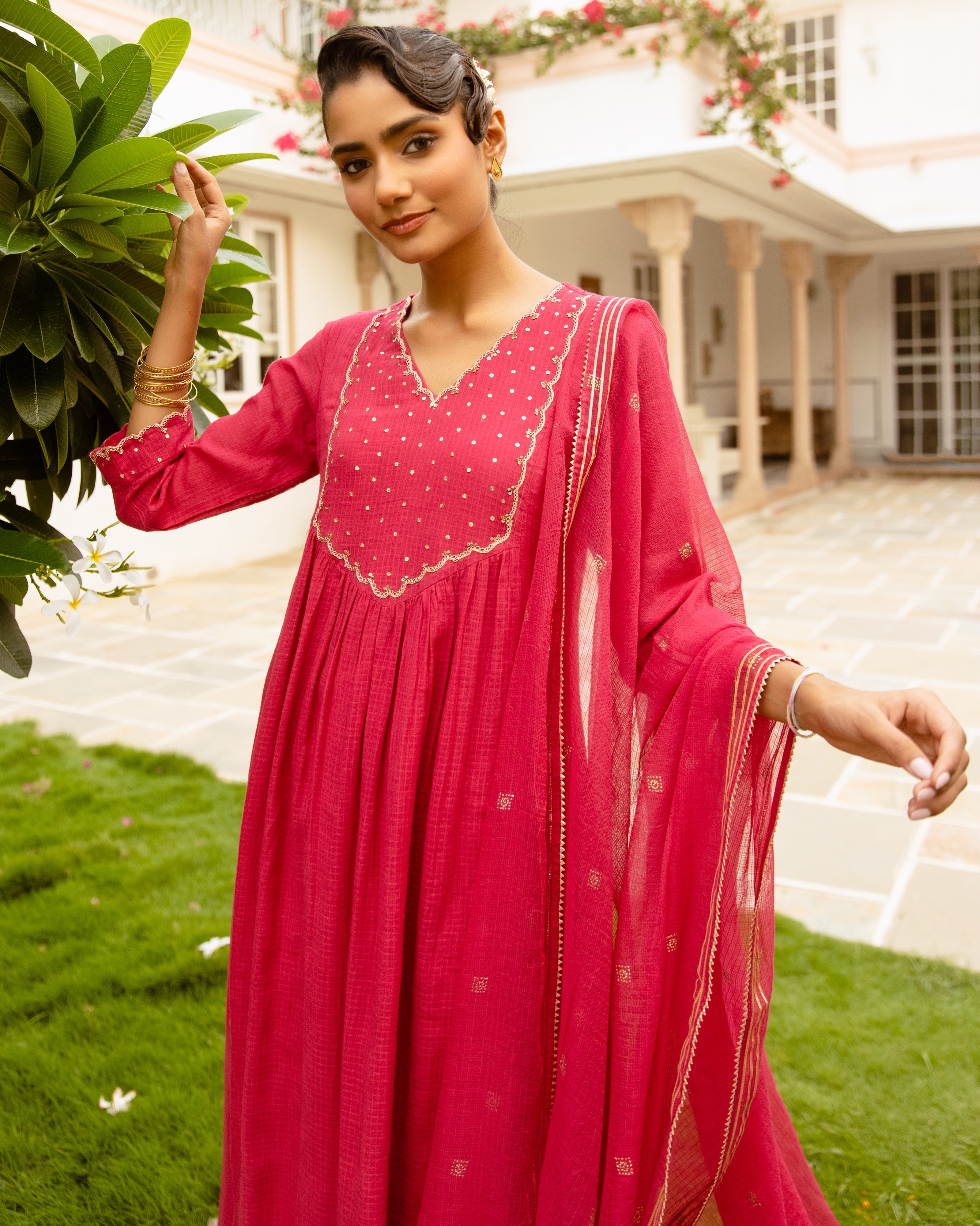 Rani Pink Complete Suit Set