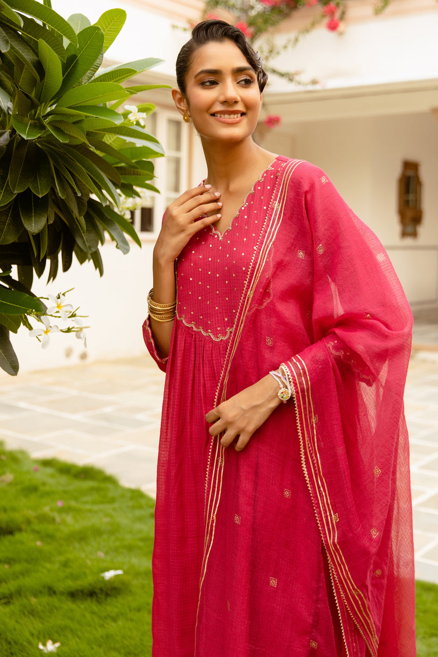 Rani Pink Complete Suit Set