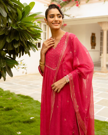 Rani Pink Complete Suit Set