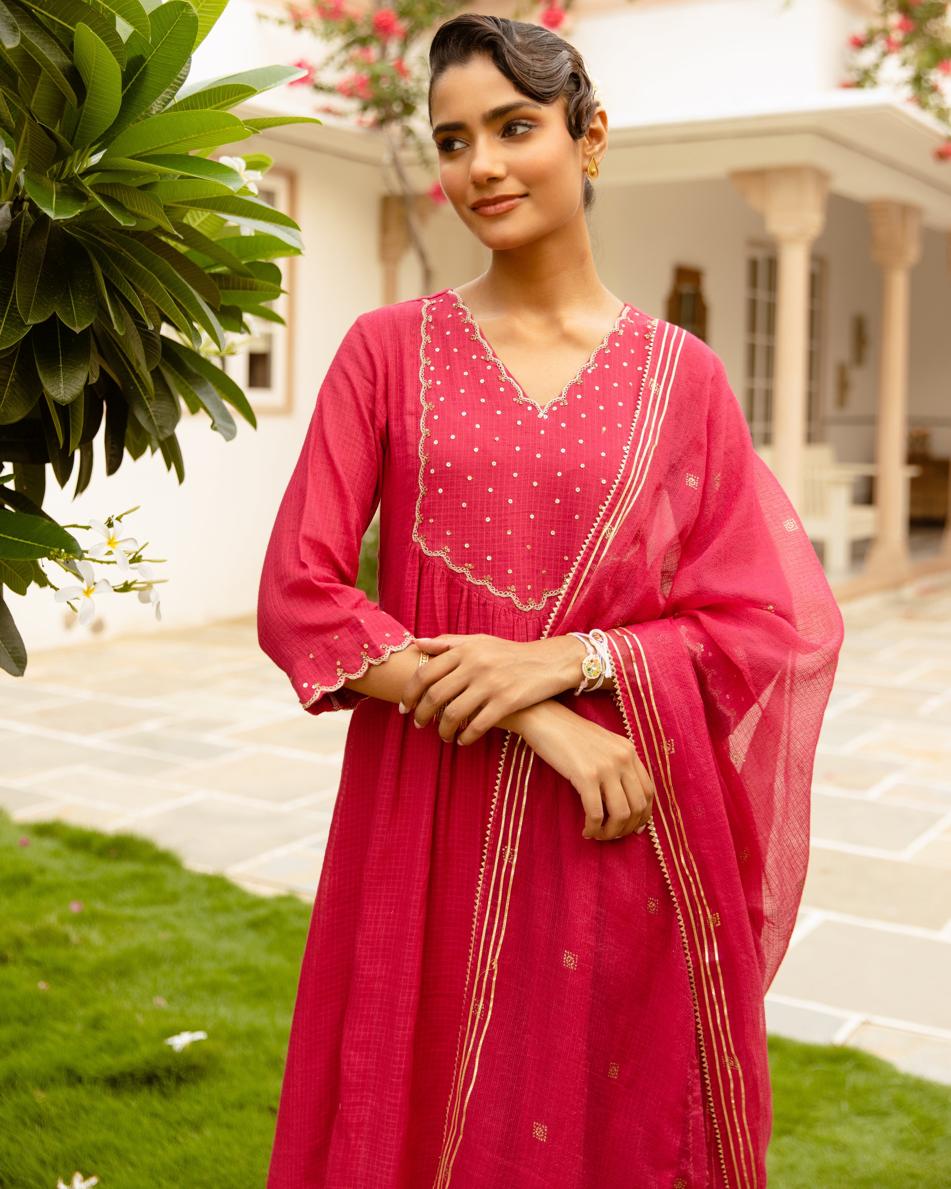 Rani Pink Complete Suit Set