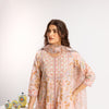 Peach Pink Cotton Kurta Dupatta(Pant Not Included)