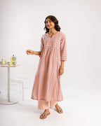 Peach kurta ( Pant Not Included )