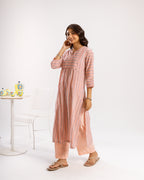 Peach kurta ( Pant Not Included )