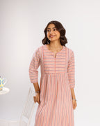 Peach kurta ( Pant Not Included )