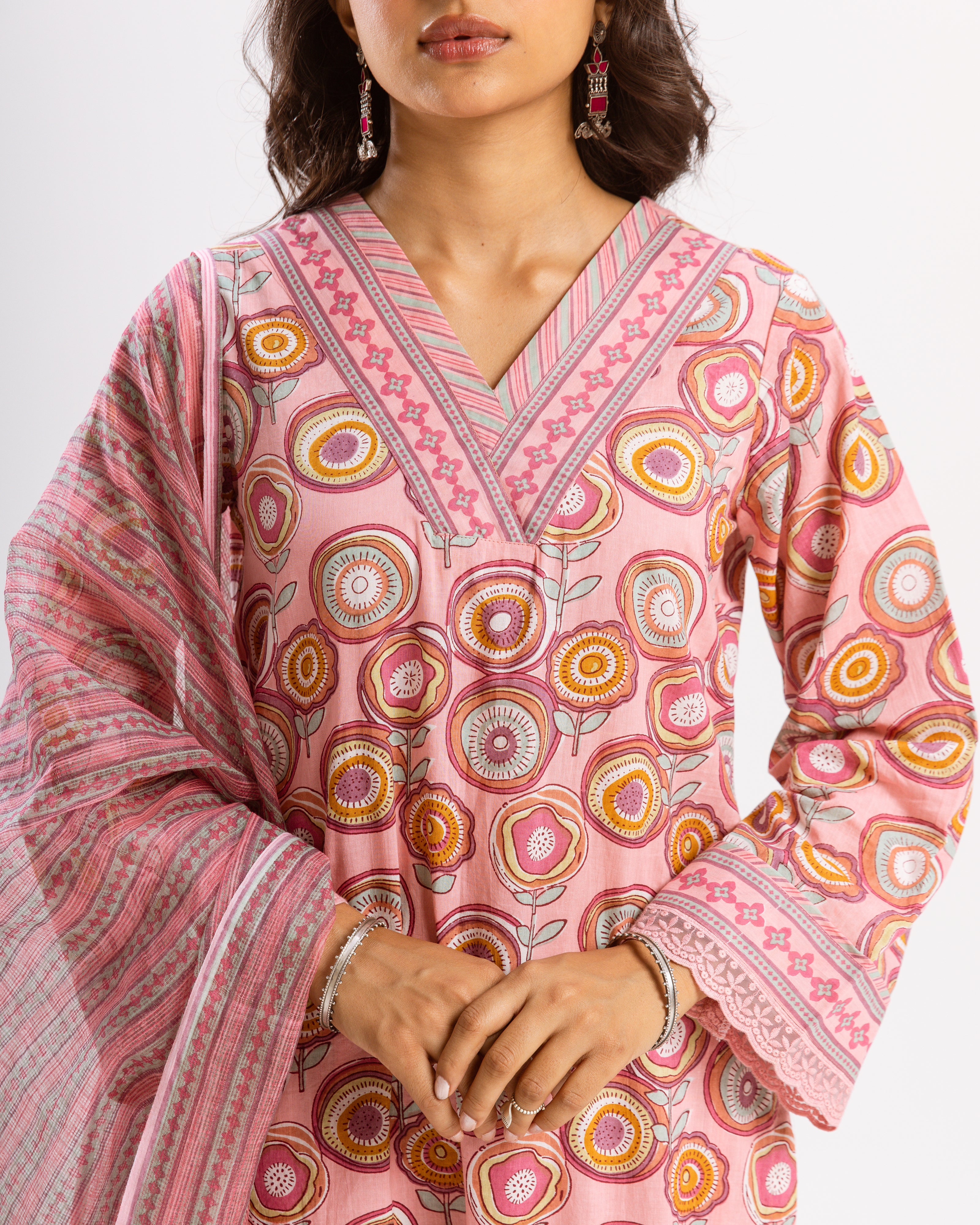 Blush Pink Complete Suit Set