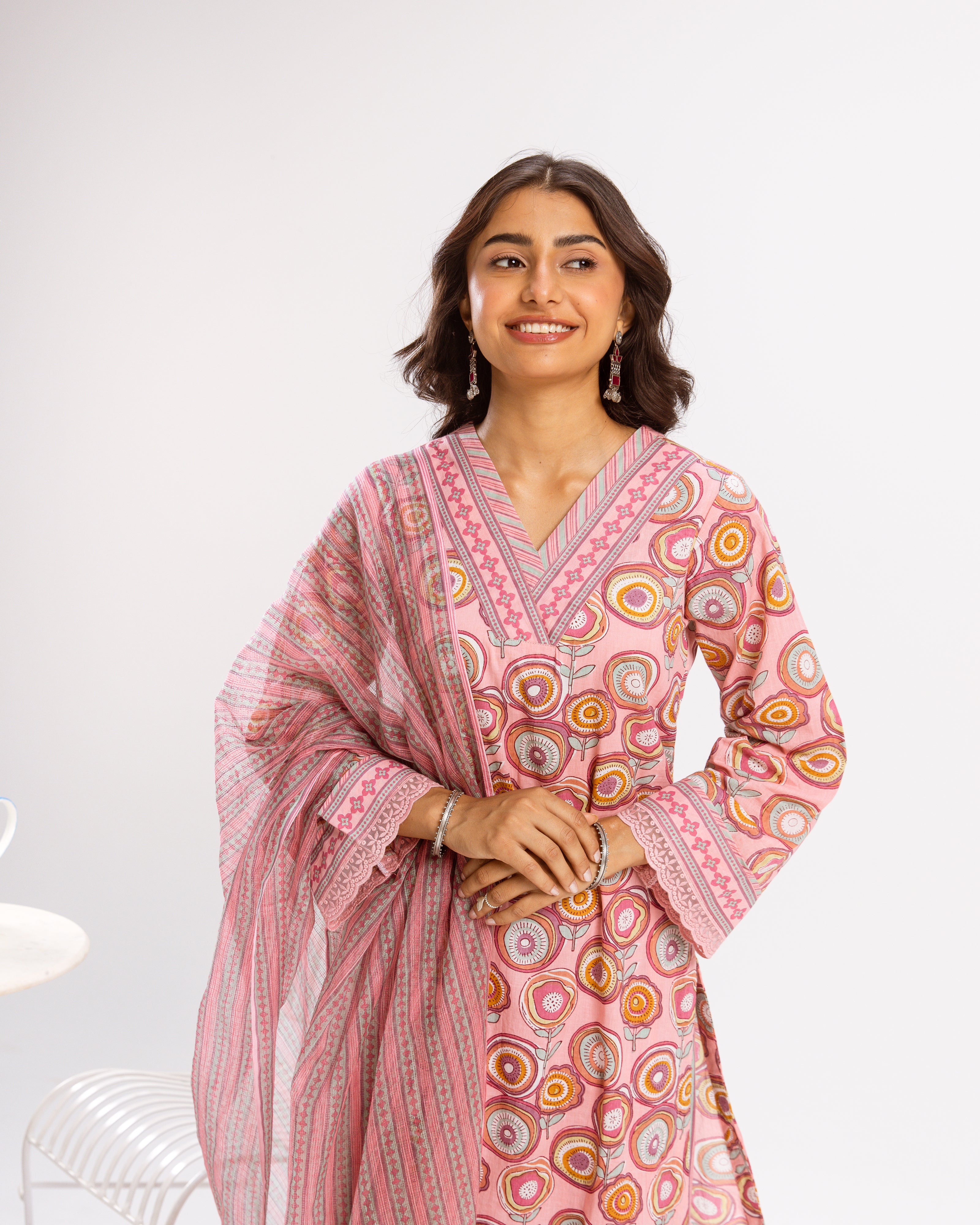 Blush Pink Complete Suit Set