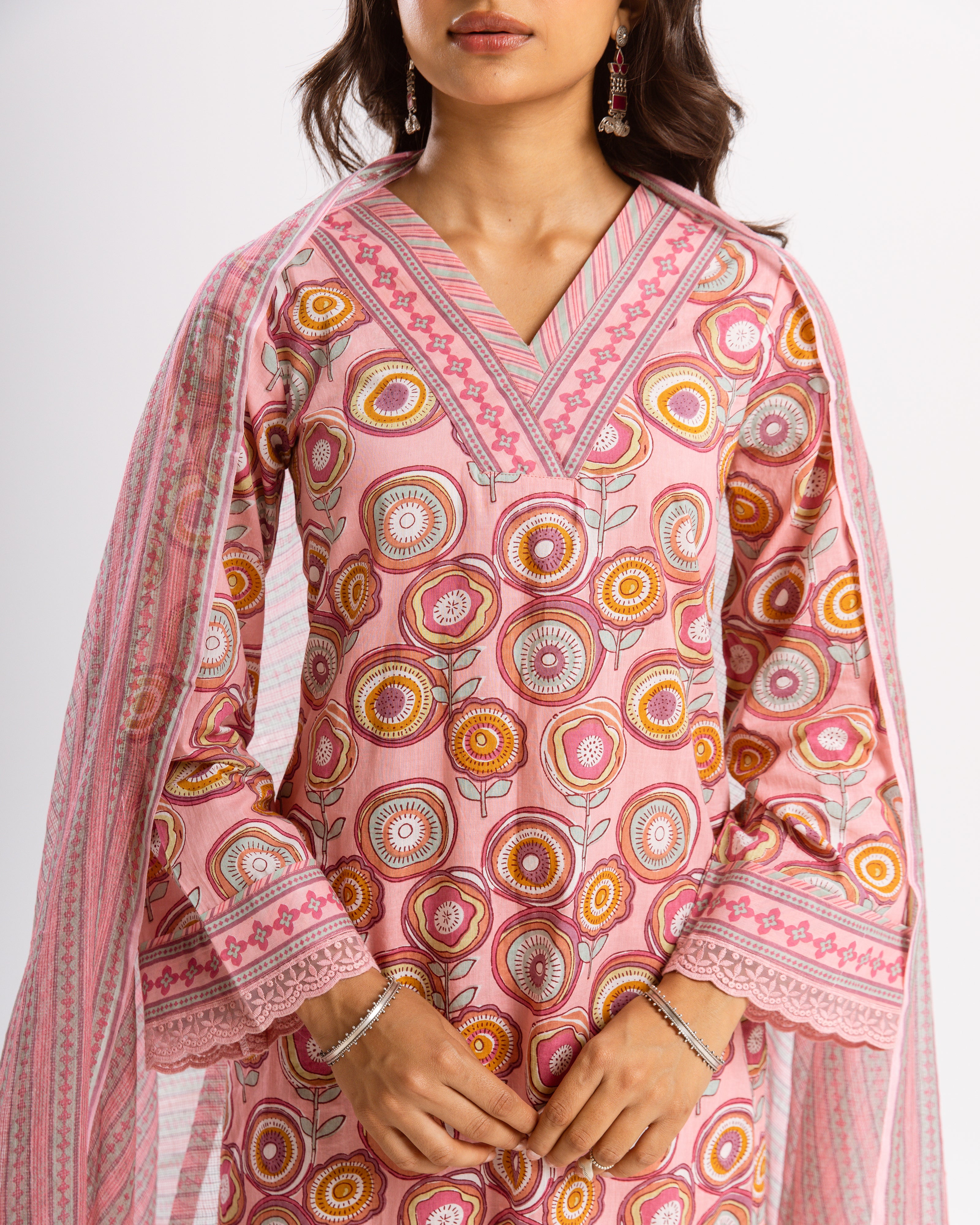 Blush Pink Complete Suit Set