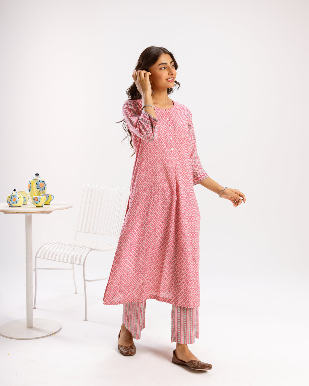 Soft Pink Kurta Pant