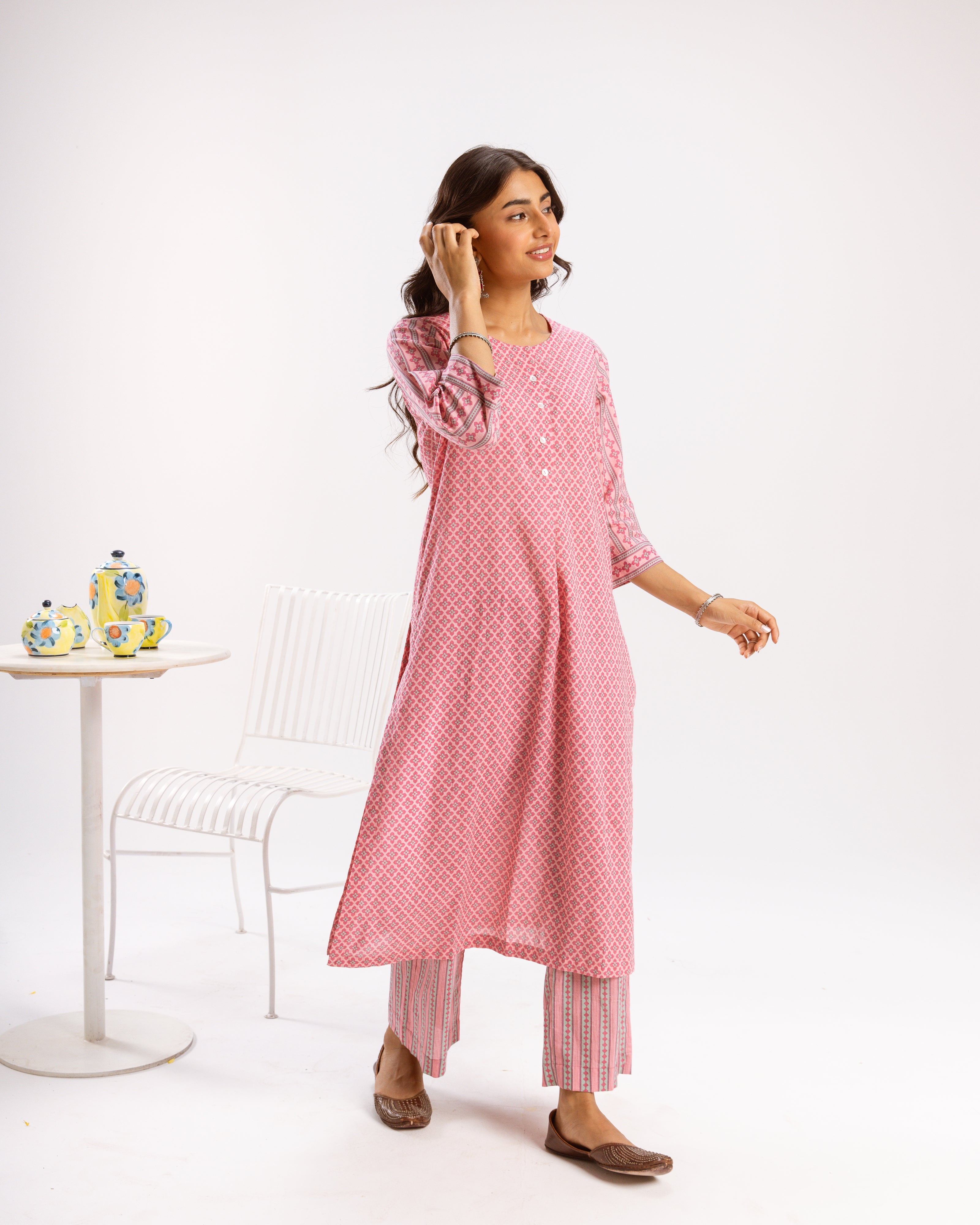 Soft Pink Kurta Pant
