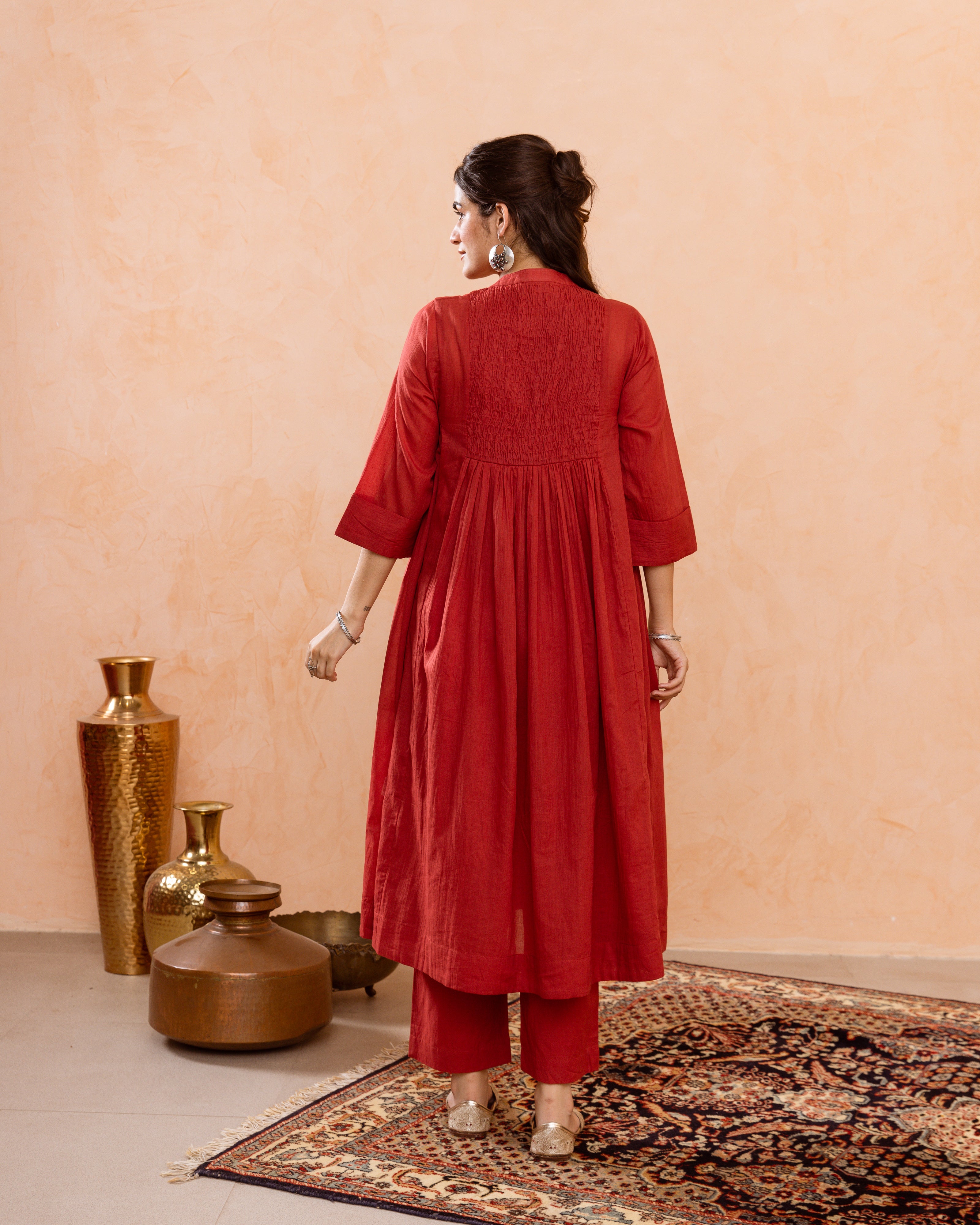 Brick Red Kurta Pant