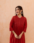 Brick Red Kurta Pant