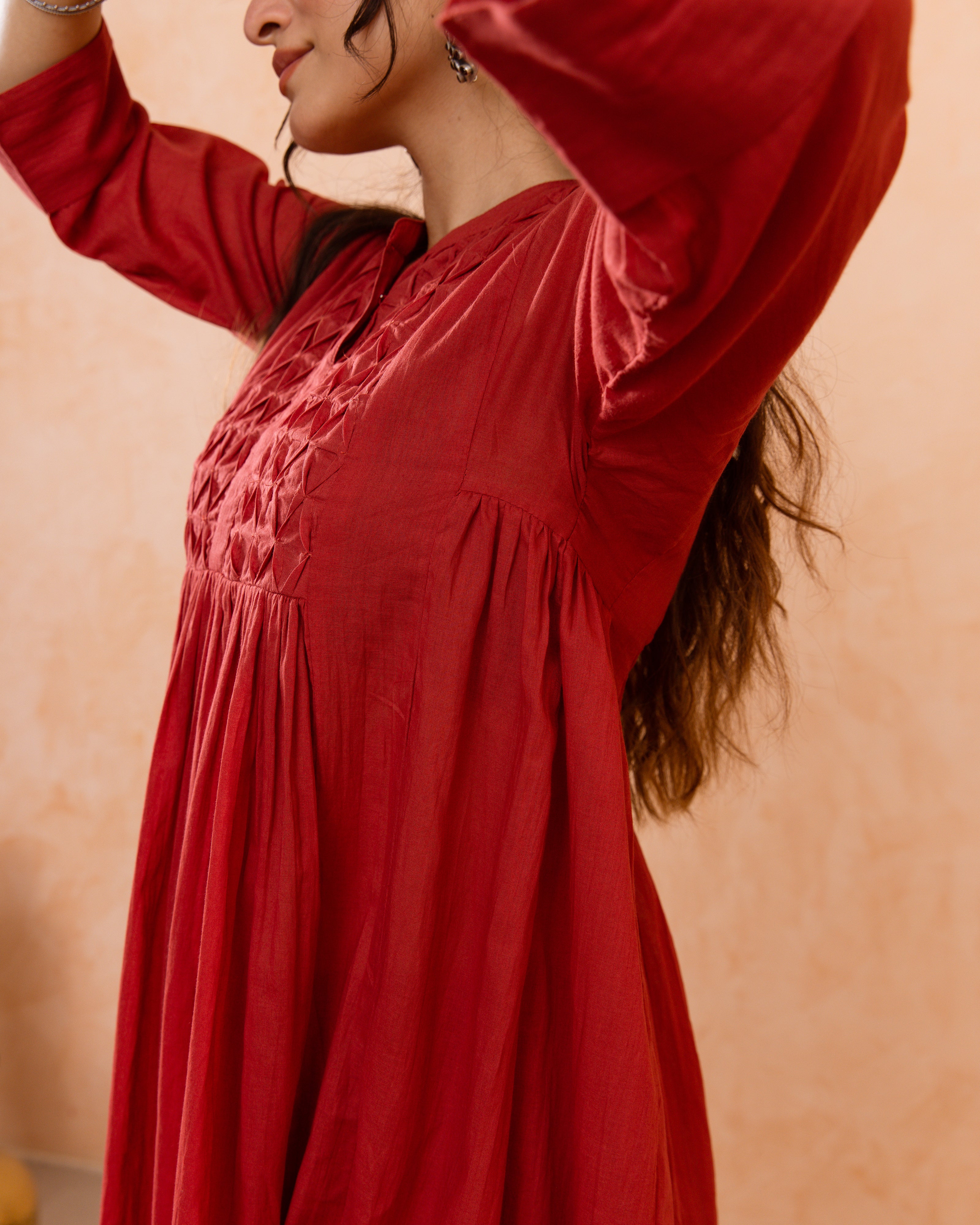 Brick Red Kurta Pant