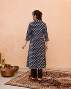 Indigo Kurta(Pant Not Included)