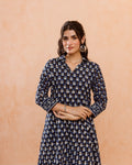 Indigo Kurta(Pant Not Included)