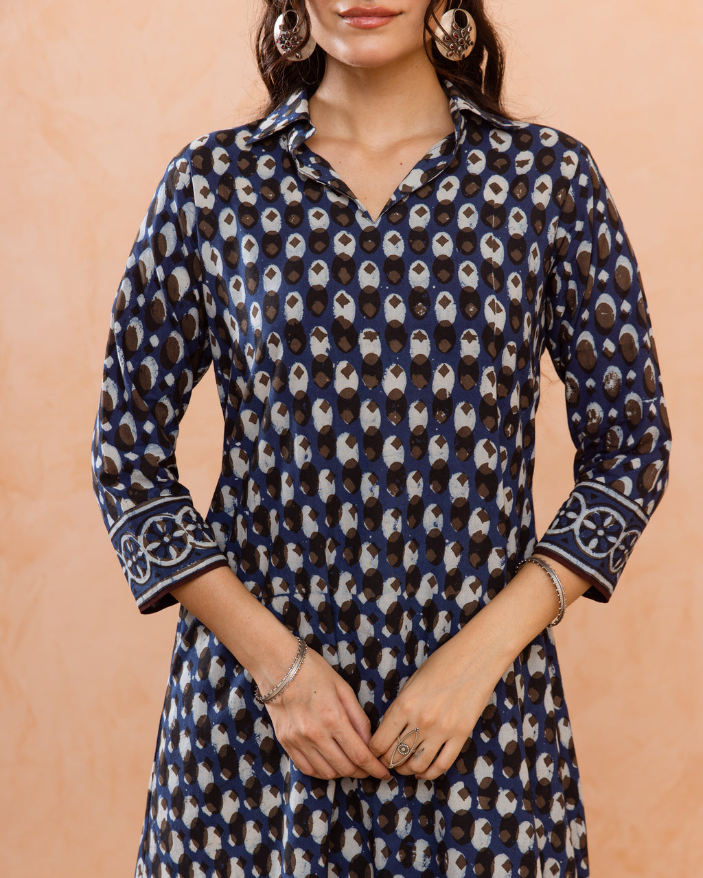 Indigo Kurta(Pant Not Included)