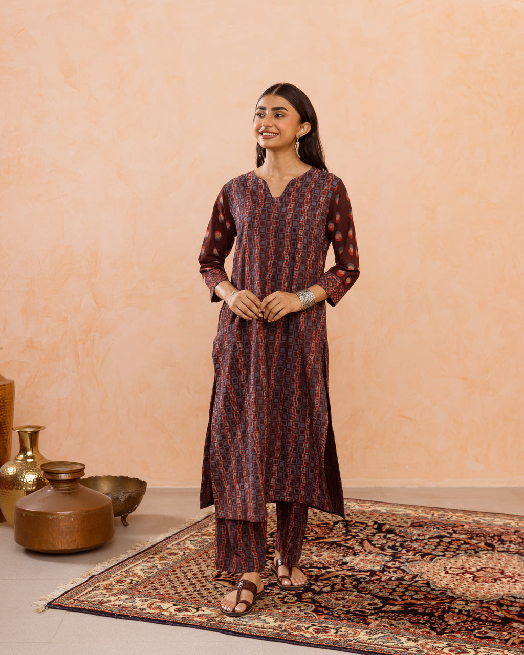 Rust Kurta Pant