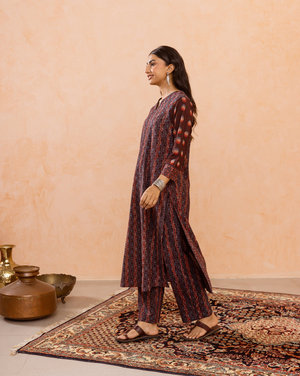 Rust Kurta Pant