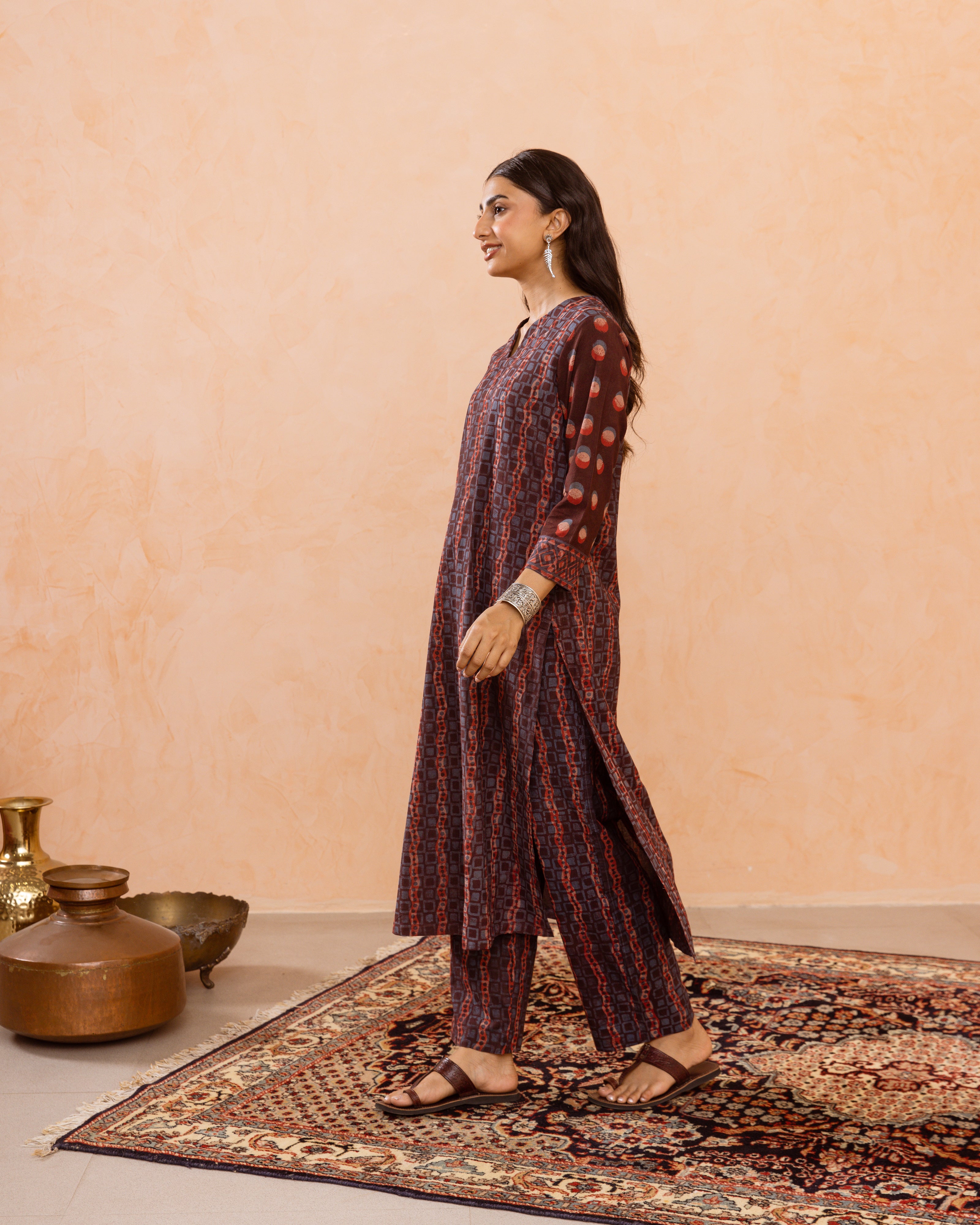 Rust Kurta Pant