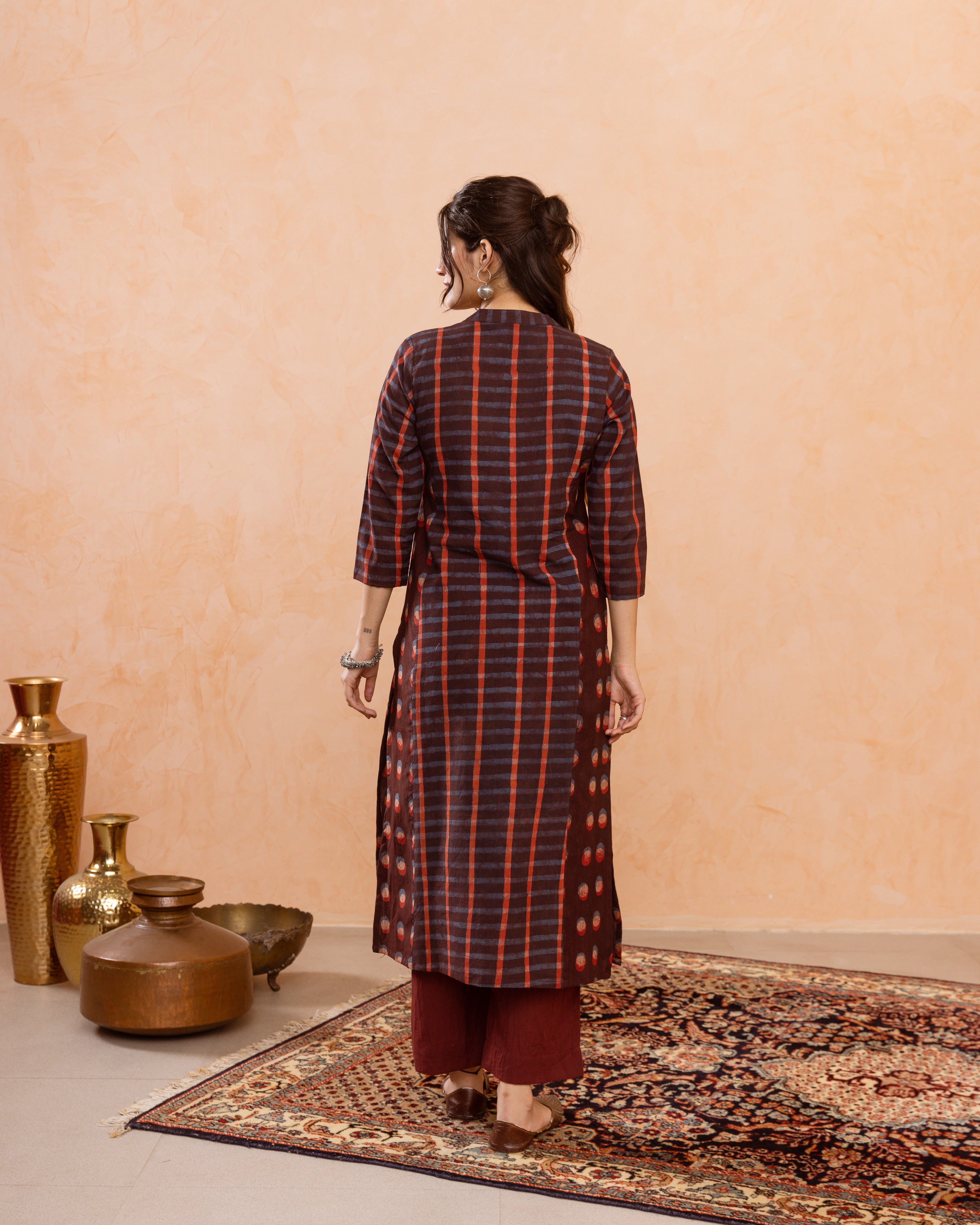 Brown Kurta (Pant Not Included)