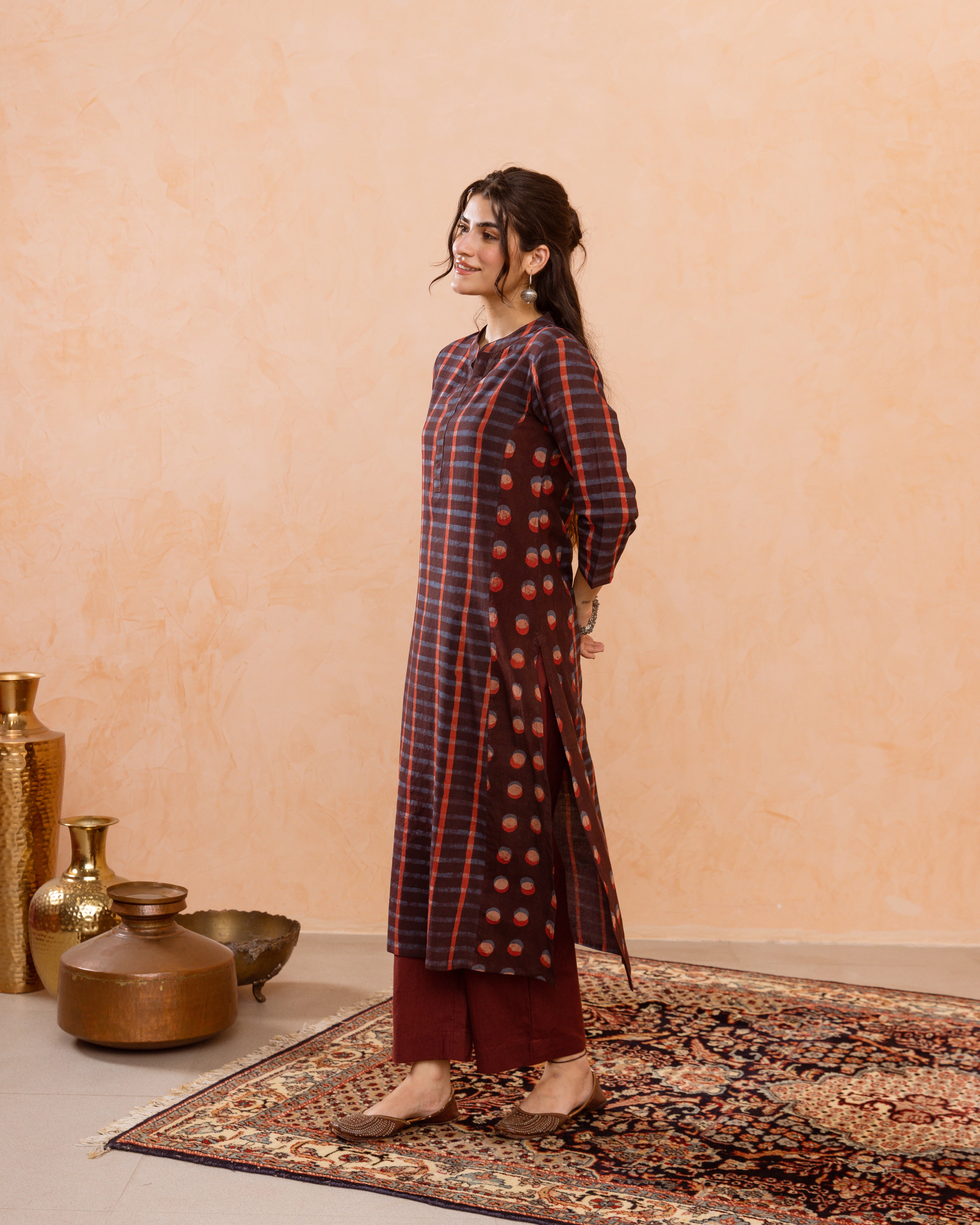 Brown Kurta (Pant Not Included)